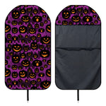 Halloween Pumpkin Smiley Faces Print Waterproof Car Seat Cover