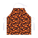 Halloween Pumpkin Witch Pattern Print Adjustable Apron