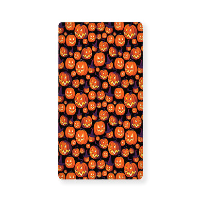 Halloween Pumpkin Witch Pattern Print Baby Crib Sheet