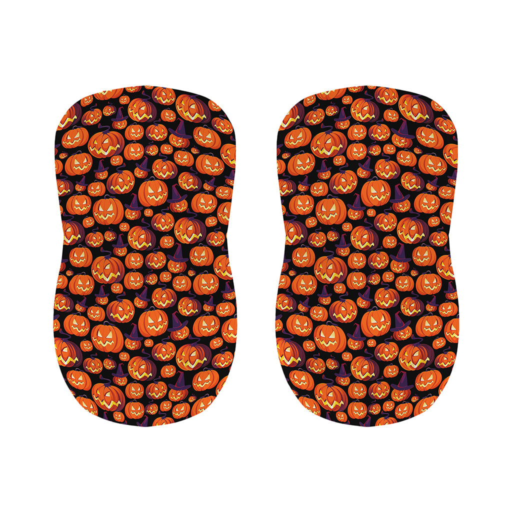 Halloween Pumpkin Witch Pattern Print Bar Stool Covers