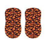 Halloween Pumpkin Witch Pattern Print Bar Stool Covers