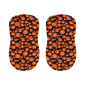 Halloween Pumpkin Witch Pattern Print Bar Stool Covers