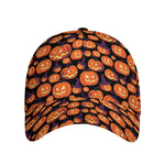 Halloween Pumpkin Witch Pattern Print Baseball Cap