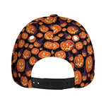 Halloween Pumpkin Witch Pattern Print Baseball Cap
