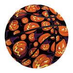 Halloween Pumpkin Witch Pattern Print Basketball