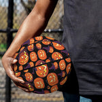 Halloween Pumpkin Witch Pattern Print Basketball