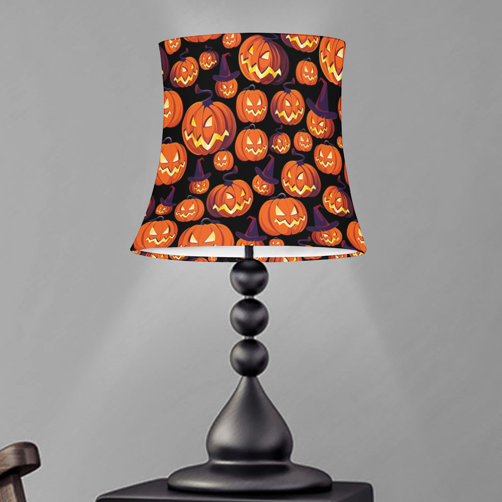 Halloween Pumpkin Witch Pattern Print Bell Lamp Shade