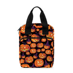 Halloween Pumpkin Witch Pattern Print Bible Tote Bag