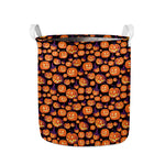 Halloween Pumpkin Witch Pattern Print Collapsible Laundry Basket