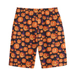 Halloween Pumpkin Witch Pattern Print Cotton Shorts