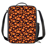 Halloween Pumpkin Witch Pattern Print Crossbody Lunch Bag