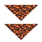 Halloween Pumpkin Witch Pattern Print Dog Bandana