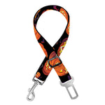 Halloween Pumpkin Witch Pattern Print Dog Seat Belt