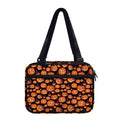 Halloween Pumpkin Witch Pattern Print Double Strap Bible Bag