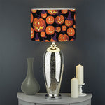 Halloween Pumpkin Witch Pattern Print Drum Lamp Shade
