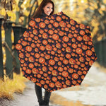 Halloween Pumpkin Witch Pattern Print Foldable Umbrella