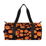 Halloween Pumpkin Witch Pattern Print Gym Bag