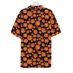 Halloween Pumpkin Witch Pattern Print Hawaiian Shirt
