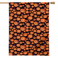 Halloween Pumpkin Witch Pattern Print House Flag