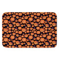 Halloween Pumpkin Witch Pattern Print Indoor Door Mat