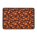 Halloween Pumpkin Witch Pattern Print Kitchen Mat