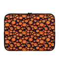 Halloween Pumpkin Witch Pattern Print Laptop Sleeve