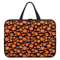 Halloween Pumpkin Witch Pattern Print Laptop Sleeve With Handle
