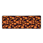 Halloween Pumpkin Witch Pattern Print Long Kitchen Mat
