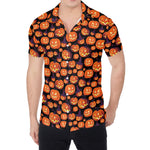 Halloween Pumpkin Witch Pattern Print Men's Shirt