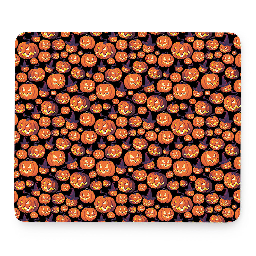 Halloween Pumpkin Witch Pattern Print Mouse Pad