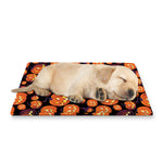Halloween Pumpkin Witch Pattern Print Pet Cooling Mat Cover