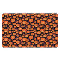 Halloween Pumpkin Witch Pattern Print Polyester Doormat