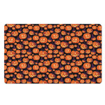 Halloween Pumpkin Witch Pattern Print Polyester Doormat
