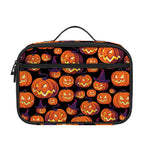 Halloween Pumpkin Witch Pattern Print Portable Lunch Bag