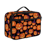Halloween Pumpkin Witch Pattern Print Portable Lunch Bag