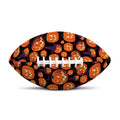 Halloween Pumpkin Witch Pattern Print Rugby Ball