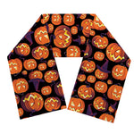 Halloween Pumpkin Witch Pattern Print Scarf