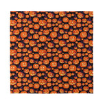 Halloween Pumpkin Witch Pattern Print Silk Bandana