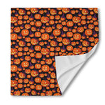 Halloween Pumpkin Witch Pattern Print Silk Bandana