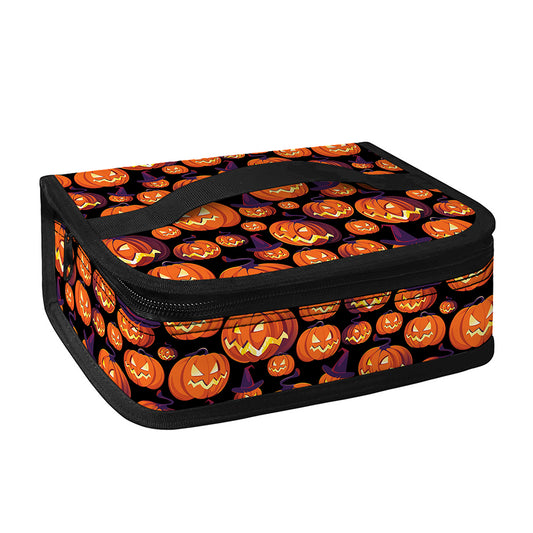 Halloween Pumpkin Witch Pattern Print Small Lunch Bag