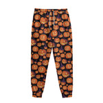 Halloween Pumpkin Witch Pattern Print Sweatpants