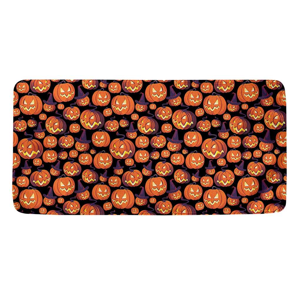 Halloween Pumpkin Witch Pattern Print Towel