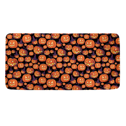 Halloween Pumpkin Witch Pattern Print Towel
