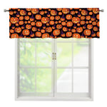Halloween Pumpkin Witch Pattern Print Window Valance