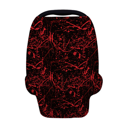 Halloween Red Blood Print Baby Seat Cover