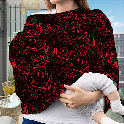 Halloween Red Blood Print Baby Seat Cover