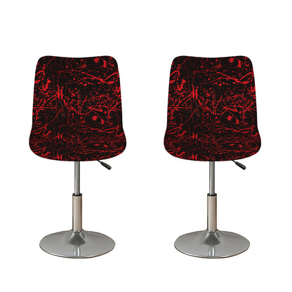 Halloween Red Blood Print Bar Stool Covers