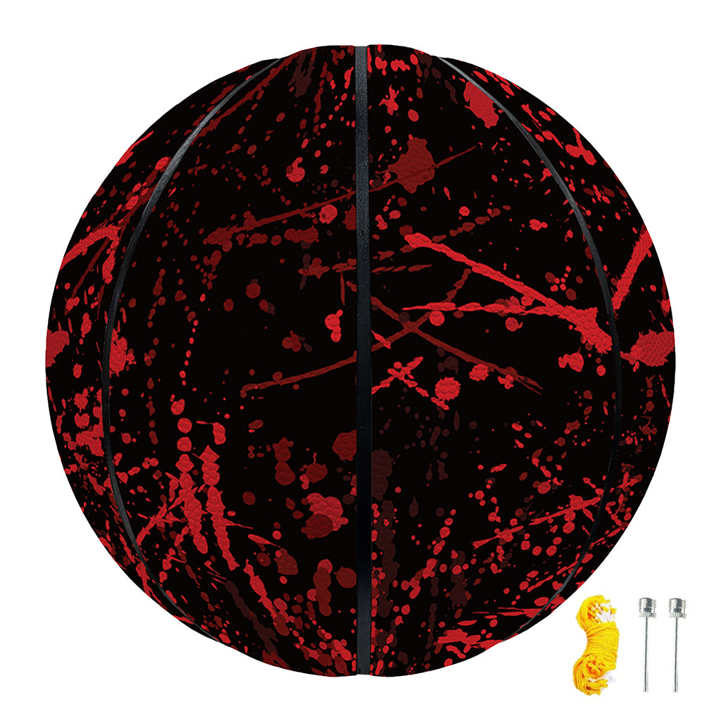 Halloween Red Blood Print Basketball