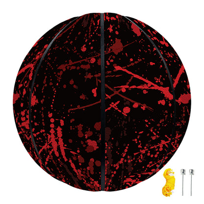 Halloween Red Blood Print Basketball