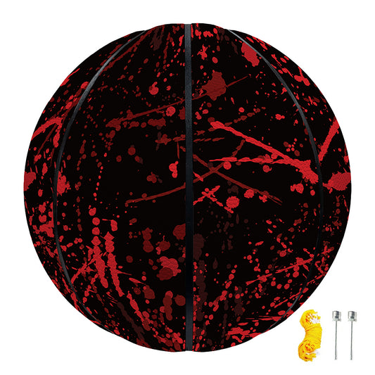 Halloween Red Blood Print Basketball